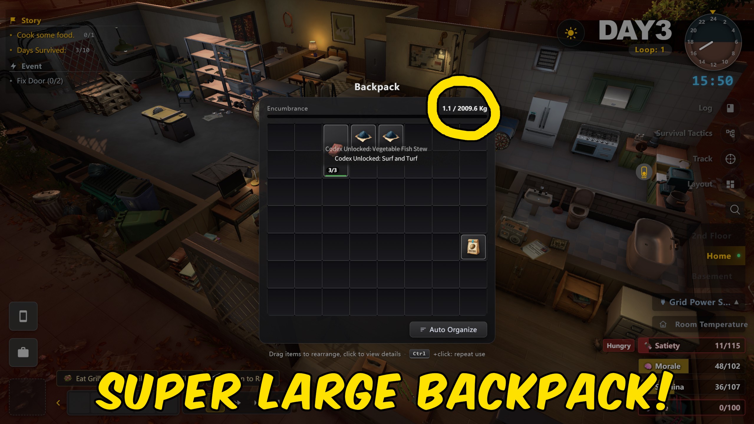 Survival Log — No Encumbrance (screenshot 2)